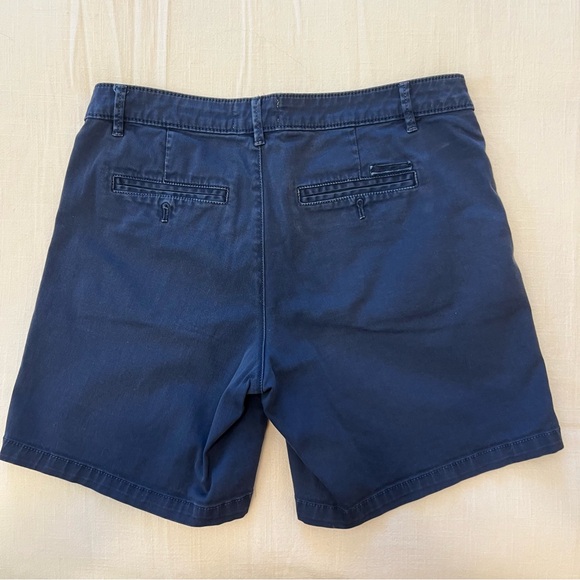 Chino by Anthropologie Relaxed shorts Blue roll up hem Casual - Picture 2 of 11